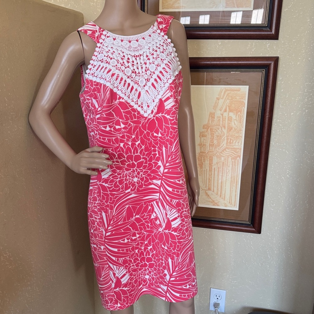 Pappagallo Women’s Hawaiian Print Dress sz 12